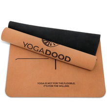 Load image into Gallery viewer, YOGA DOOD Cork Yoga Mat and Strap