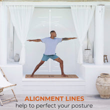 Load image into Gallery viewer, YOGA DOOD Cork Yoga Mat and Strap