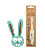 Load image into Gallery viewer, jack n jill bio toothbrush bunny1