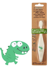 Load image into Gallery viewer, jack n jill bio toothbrush dino1