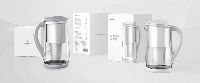 Fresh, Filtered Water Is Simple With The Gentoo Glass Jug