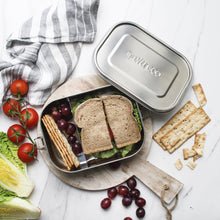 Load image into Gallery viewer, BENTO BOX 2 COMPARTMENT WITH REMOVABLE DIVIDER 1400ML
